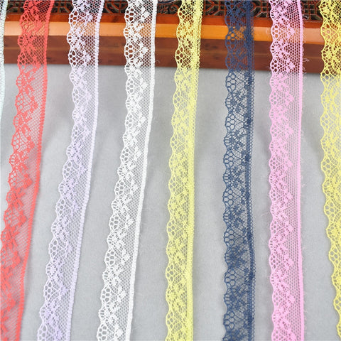 10yard/lot  african lace fabric DIY Ribbons for needlework embroidery dress sewing Handicraft accessories decoration