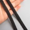 10yards/Lot 1cm Vintage Nylon Ribbon Lace Edge Trim Belt Applique Fabric Sewing Craft DIY Wedding Dress