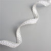 10yards/Lot 1cm Vintage Nylon Ribbon Lace Edge Trim Belt Applique Fabric Sewing Craft DIY Wedding Dress
