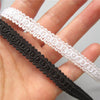 10yards/Lot 1cm Vintage Nylon Ribbon Lace Edge Trim Belt Applique Fabric Sewing Craft DIY Wedding Dress