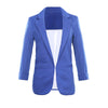 11 Colors 2022 Autumn Slim Fit Women Blazers Formal Jackets Office Lady Work Open Front Notched  Ladies Blazer Coat Plus Size