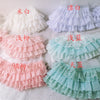 11CM Wide Three Layers Pleated Chiffon Fabric Guipure Lace Embroidery Fringe Ribbon Ruffle Trim Dolls Clothes Dress Sewing Decor