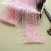 15CM Wide  Five-layer Polka-dot 3d Guipure Voile Lace Fabric Ribbon Ruffle Trim Wedding Dress Fluffy Skirts Sewing Supply