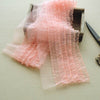 15CM Wide  Five-layer Polka-dot 3d Guipure Voile Lace Fabric Ribbon Ruffle Trim Wedding Dress Fluffy Skirts Sewing Supply