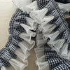 1M Pleated Guipure Plaid Lace Ribbon Trim 6cm Elastic Lace Fabric For Dresses Sewing Decoration Craft Supplies encaje blanco K43