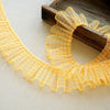 1M Pleated Tulle Plaid Lace Trim 7cm Guipure Ribbon Lace Fabric Supplies Lace Fabric For Wedding Dress Sewing Crafts encajes Q03