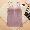 1PCS Summer Vest Padded Women Solid Sweet Stylish Sexy Strap Casual Sleeveless Tops Camisole Black/White/Purple/Pink/Beige/Blue