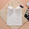 1PCS Summer Vest Padded Women Solid Sweet Stylish Sexy Strap Casual Sleeveless Tops Camisole Black/White/Purple/Pink/Beige/Blue
