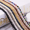 1Yards/Lot Beaded Handmade Lace Edge Trims Wedding Dress Belt Sash Ribbon Bridal Applique Fabric Sewing Glass Bead Ribbon Lace