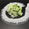 1yard/Lot 4.5cm Chiffon Pleated Lace Ribbon Fabric for Sewing Embroidered Clothing Wedding Party DIY Handmade Craft Materials
