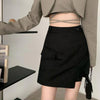 2 Pcs/Set Chic Autumn Blazer Skirt Suit Short Pattern Thermal Outwear High Waist  Autumn Blazer Skirt Suit