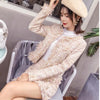 2 Piece Set Suit Outfit Skirt Suits Women Runway Designer Elegant Office Ladies Formal Tweed Blazer Short Jacket Coat Mini Skirt