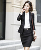 2 Pieces Sets Formal Blazers Women Business Suits With Jackets Coat and Skirt Office Ladies Striped Work Wear Sets