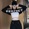 2 Pieces Sets Women Summer Letter Printing Slim Bandage Sexy Korean Style Lady All-match Crop Tops Spaghetti Strap Camis
