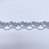 2 Yards Silver Series Lace Trim Wedding Dress Lace Ribbon Embroidered Applique DIY Cosplay Clothing Accessories Sewing
