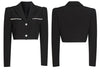 2 piece set Women Blazer And Skirt Suits Sets Two Pieces OL Single Breasted Jacket Formal Suit Pleated Skirt  Spring Autumn
