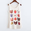 New ani totoro Printing Tank Tops camisole Womens Sleeveless T Shirt Tee Vest cami Loose plus-size camisole tank DMLM8134
