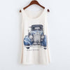 New ani totoro Printing Tank Tops camisole Womens Sleeveless T Shirt Tee Vest cami Loose plus-size camisole tank DMLM8134