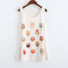New ani totoro Printing Tank Tops camisole Womens Sleeveless T Shirt Tee Vest cami Loose plus-size camisole tank DMLM8134