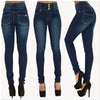 2016   Woman Denim Pencil Pants Top Brand Stretch Jeans High Waist Pants Women High Waist Jeans