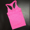 2022 Nylon/spandex Active Summer Women Tank Top Fitness Padded Bra Double Layers Quick Dry Ladies Fitness Tops Workout Vest 1014