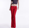 2016 Slim Women Jeans Casual Mid Waist Elastic Candy 10Color Denim Flare Pants Trousers Woman Bell Bottom Trouser