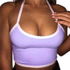Crop Top Sexy Women Casual Tank Bustier Bra Fashion Vest Blouse Cami cropped feminino halter top blouse Solid Plus Size