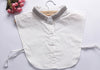 2023 Korean Style Fake Collar White & Black Nep Kraagje Blouse Vintage Women Detachable Shirt Crystal Sweater collier femme