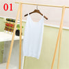 Long Style V Neck Vest Women Sliver Thread Club Vest Sexy Sequined Knitted Tank Tops Female Blusa Solid Casual Vest Sweater