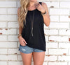 New Arrival Summer Women Sexy Sleeveless Backless Shirt Knotted Tank Top Blouse Vest Tops Tshirt halter crop top tank top20