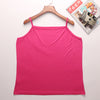 New Arrival Women Fashion casual Solid Candy Color Modal Cotton Sleeveless Vest Tank Tops t shirt Basic Camis Plus Size 6xl