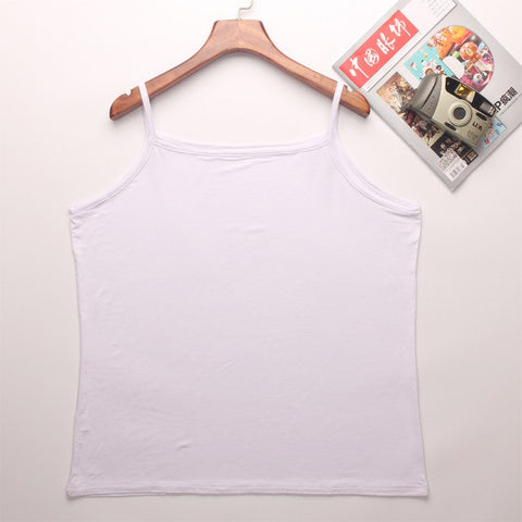 New Arrival Women Fashion casual Solid Candy Color Modal Cotton Sleeveless Vest Tank Tops t shirt Basic Camis Plus Size 6xl