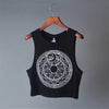New Fashion Women Sleeveless Bustier co feather Print Crop Top Summer Casual Women white cotton Tops Vest Tank Tops
