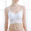 New Sexy Women Strap Lace Crochet Bralette Bralet Bra Bustier Crop Top Floral Cami Female Padded Tank Tops Black White #828