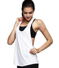 New Summer Vest Sexy Fitness Tank Tops Women Quick Dry Loose Sleeveless Vest Singlet T-shirt female blusas
