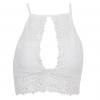 Sexy Fashion Womens Hollow Tank Tops Bustier Vest Crop Top Bralette Top 4 Colors S M L XL Causal Summer Outfit Breach Tanks