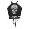 Women casual summer co digital printing half vest Women Short Cropped Tops Vest Tank Sleeveless Tops Aug21