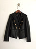 2023 women autumn double breasted gold button decoration blazer-L1390