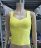 women elastic stretch celebrity bandage top deep V vest multi solid colors tight cute sweet singlet drop ship HLV108