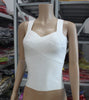 women elastic stretch celebrity bandage top deep V vest multi solid colors tight cute sweet singlet drop ship HLV108