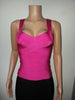 women elastic stretch celebrity bandage top deep V vest multi solid colors tight cute sweet singlet drop ship HLV108