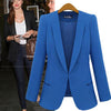 2022 Autumn Fashion Women Notched Blazers Solid Color Slim Waist Female Jacket Women Coat Office Lady Elegant Ladies Clothing