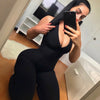 2022 Backless Rompers Womens Jumpsuit Sexy Club Outfits For Woman Fashion Bodycon V Neck Green Jumpsuits Long Pants Overalls