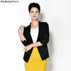 Blazer Feminino women Fashion Office Lady Blazers Mujer 3/4 Sleeve Floral Printed Slim Suit Jacket Spring Summer