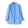 Blazer Womens Business Suits Spring Autumn All-match women Blazers Jackets Slim long-sleeve Blazer Women Suit