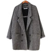 Blazers Women's Slim Fit Blazer Suit Jacket Khaki Gray plaid Women Plus Size Casual Vintage Suit Blazer Female