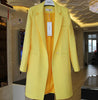 Brief  Solid Hidden Breasted Long Women Suits Blazer feminino jacket Ladies Plus Size Pockets Business Blaser mujer