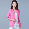 Casual Jacket Female White Blazer Plus Size Spring Summer Clothing Office Woman Suit Casaco Feminino Female Jackets okb857