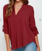 Europe America Blouse Large Size Blusa Female V-neck Wrinkle Loose Chiffon Shirt Women Blouses Clothing Vestidos YFF6115