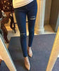 Fall New Korean Women Jeans Slim Wash Jeans High Elastic Push Up Jeans Leggings Basis Denim Pencil Pants Skinny Jeans Woman